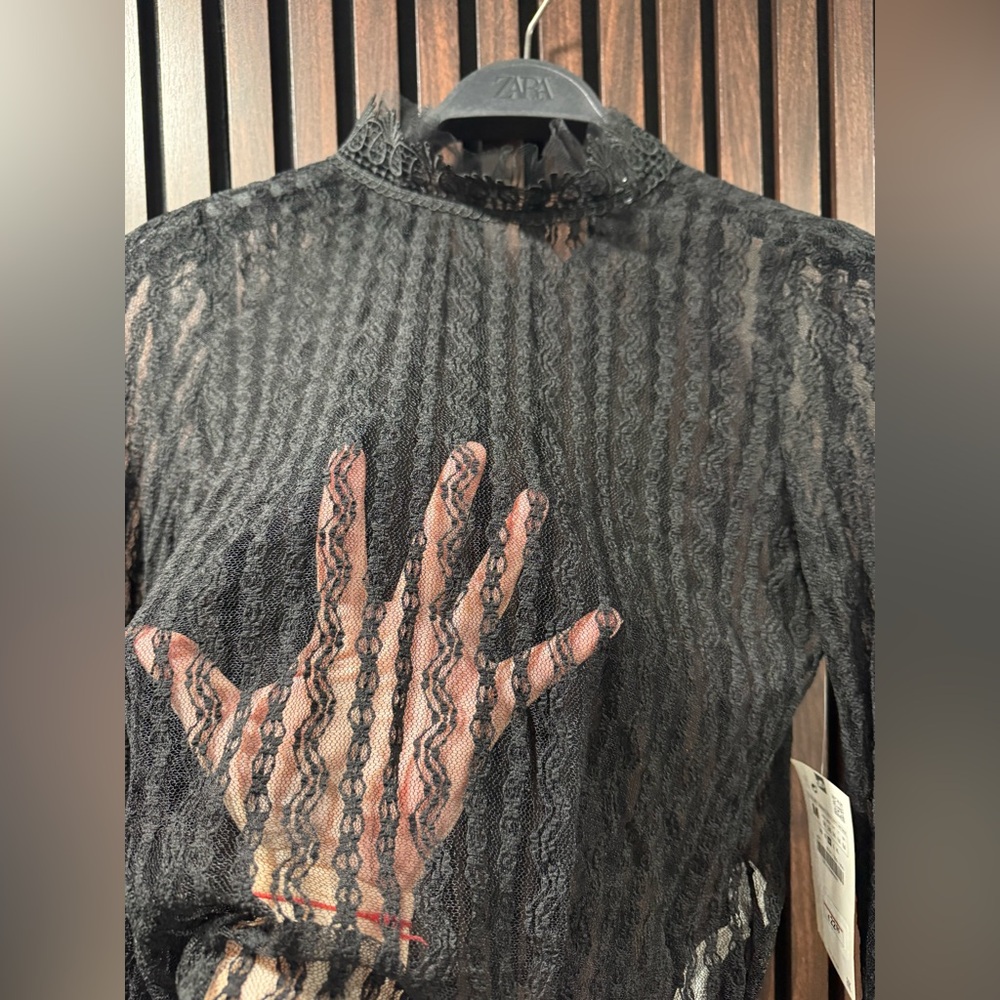 NWT ZARA lace top